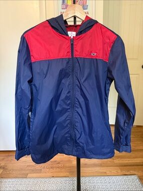 Vineyard Vines for Target - LIMITED EDITION - Kids Rain Jacket - Navy & Red